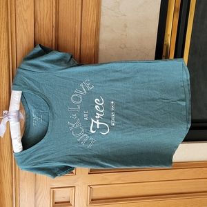 Lucky Brand Women's Small Short Sleeve Tee Green NWOT